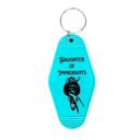 Daughter Of Immigrants Motel Style Keychain