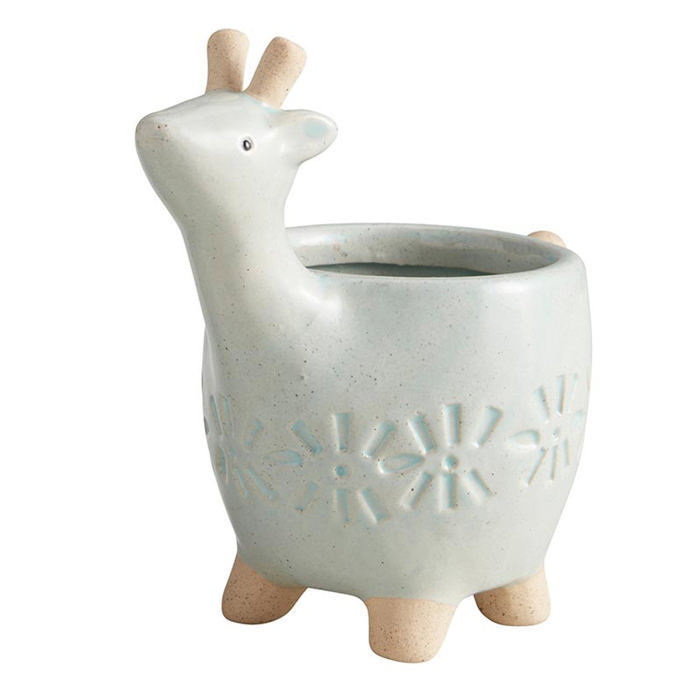 Animal Shaped Plant Pots - Fish, Zebra, Walrus, Giraffe, Hedgehog, Llama and more