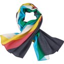  Disability Pride Small Scarf | Disability Flag Color Rainbow Stripe Bandana | 30" x 18"