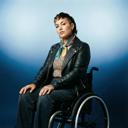  Disability Pride Small Scarf | Disability Flag Color Rainbow Stripe Bandana | 30" x 18"