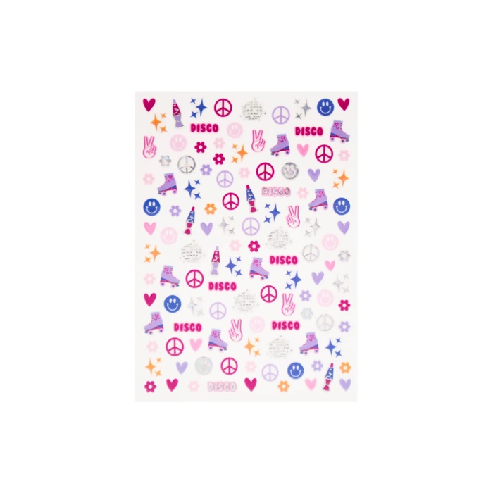 Disco Nail Stickers | Sparkly 70s Inspired Nail Art Designs
