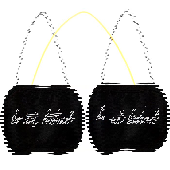 Do Not Disturb Eye Mask + Out of Service Stemless Wine Glass Gift Set