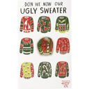  Don We Now Our Ugly Sweater Christmas Enamel Pin in Red and Green