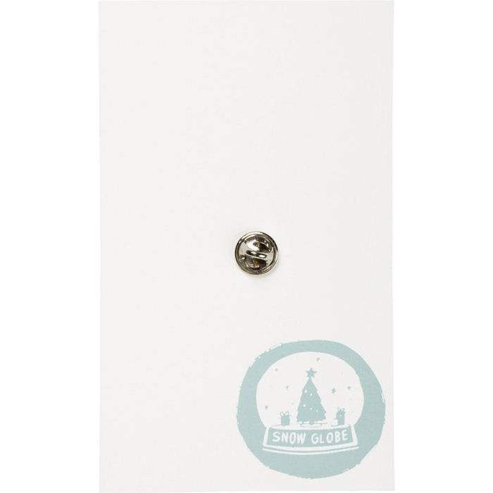 Don We Now Our Ugly Sweater Christmas Enamel Pin in Red and Green