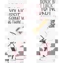  Don't Look Back Arrow Enamel Pin in Gold on Gift Card