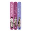  Don’t Look Emery Boards Set of 3 Funny Vintage Nail Files SME23 | Sassy Manicure Gift in Vinyl Case