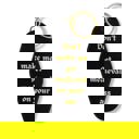  Don't Make Me Get Medieval on Your Ass Motel Style Keychain in Black