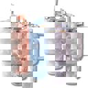  Clouds 40 Oz Tumbler Stainless Steel Insulated Handle Tumbler - XL Size with Straw