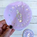  Drink Responsibly Silver Iridescent Potion Round Party/Beverage/Cocktail Napkins