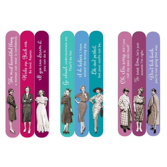 Vintage-Vibe Emery Boards & Nail Files | Funny Manicure Gifts for Her