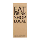 Eat Drink Shop Local Luxe Meal Planner Folio Notepads