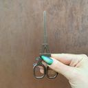 Bronze Eiffel Tower Mini Scissors in Antique Bronze or Gold - Giftable Stocking Stuffer Embroidery Utility Scissors Desk Accessory