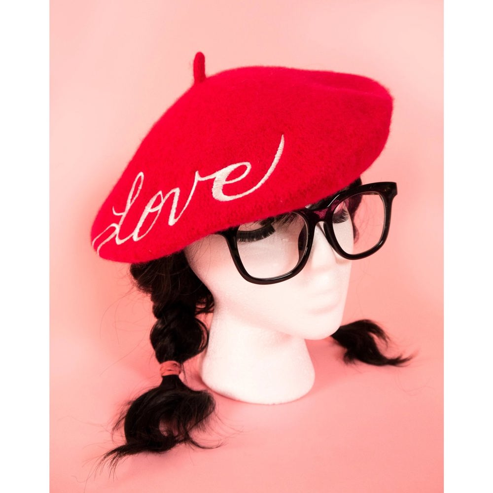 Cute Graphic Winter Berets with Sayings - 5 Colors