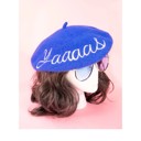  Cute Graphic Winter Berets with Sayings - 5 Colors