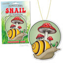 Enchanted Snail Air Freshener in Sandalwood Scent | Car Deodorizer Car Air Freshener Funny Stocking Stuffers - 10 Options - Cat, Mushroom, Goldfish, Squirrel in Underpants, Crow etc. 