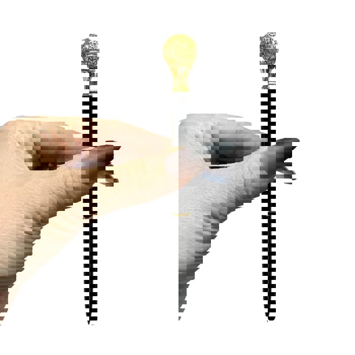 Essential Oil Diffuser Pen in Lemon in a Gift Box - Includes 1 ml of Essential Oil and 2 Lava Beads | Refillable