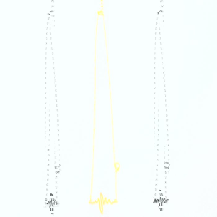 Every Heartbeat Necklace in Gold