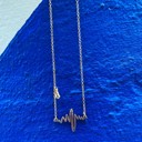  Every Heartbeat Necklace in Gold