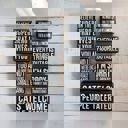  Everything Is Figureoutable Wooden Box Sign | Black and White Desk Wall Display