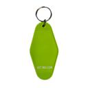  FBI Female Brat Initiative Motel Style Keychain in Green