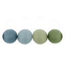  Facial Konjac Sponges in Beach Ombre Tube Pack | Giftable Skincare Beauty Kit Set