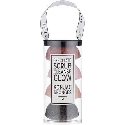 Facial Konjac Sponges in Blush Ash Tube Pack | Giftable Skincare Beauty Kit Set