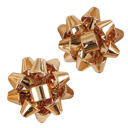  Falala Treasure Box Earrings Set | Gold Gift Bow Earrings in Wooden Gift Box