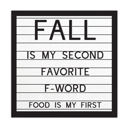  Fall Is My Second Favorite F-Word, Food Is My First Beverage Party Napkins | 5" Square