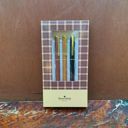  Favorite Memories 3 Piece Refillable Pen Set | Set of 3 Giftable Pens in Plaid Box