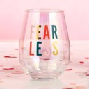  Fearless Jumbo Stemless Wine Glass in Iridescent | 30 Oz. | Holds an Entire Bottle of Wine