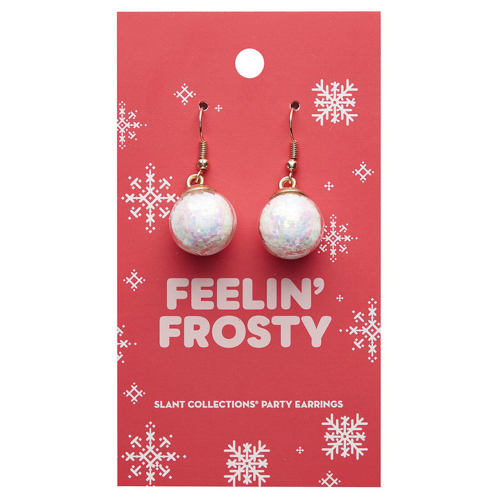 Holiday Earrings on Giftable Cards for Stocking Stuffers, Party Favors, Costume Accessories