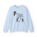 Light Blue Small Feeling Pretty Good for My Age Medieval Peasant Unisex Heavy Blend™ Crewneck Sweatshirt | Sizes SM-4XL