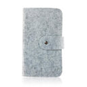  Felt Business Card Holder in Gray