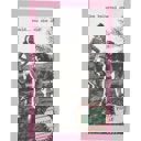  Feminist AF Pink and Green Stripes Enamel Pin on Gift Card