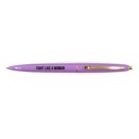  Fight Like A Woman Pen in Purple with Gold Accents