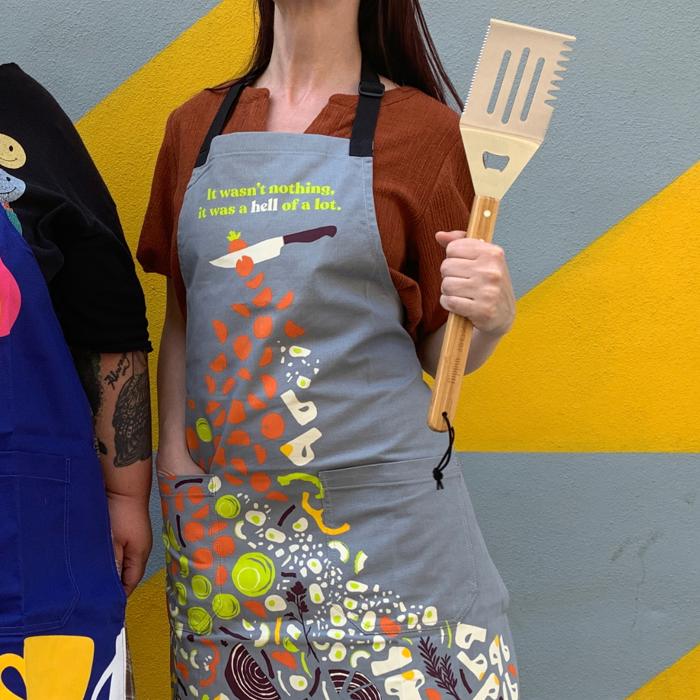 Flippin' Awesome Dad Fathers Day Grill Spatula | Bamboo Handle BBQ Grilling Tool Turner | Men's Gift