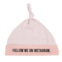 Follow Me On Instagram Knit Hat Baby Gifts - Clothes and Toys Ages 0-12 Months, Snapshirts, Hats, Pants, Dolls