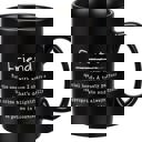 Friend Mug in Black Funny Christmas Gift Mug "I Put Out For Santa" | Jumbo 20 Oz Gift Holiday Mug and Other Christmas Coffee Mug