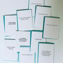  Friends and Family Set of 10 Minimalist Cards - All Different