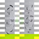  Fronds Til The End Motel Style Illustrated Funny Keychain - White, Green