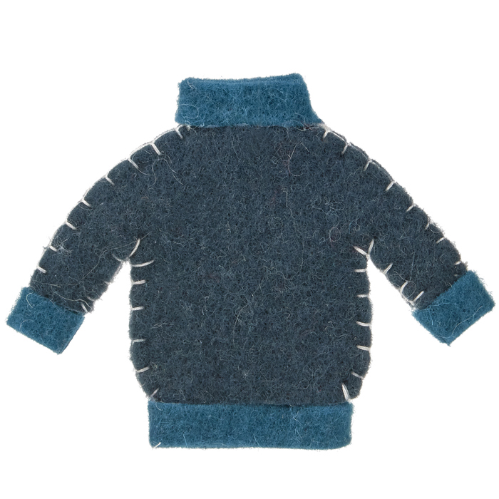 Frosty Sweater Ornament | Decorative Felt Christmas Decor