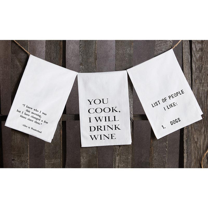 Alice in Wonderland I Knew Who I Was Ultra-absorbent Tea Towel | 30" Sq