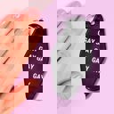  GAY GAY GAY GAY GAY Motel Style Keychain in Black