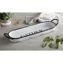  Gather Oval Tray | Decorative Metal Rustic Serving Tray | 20" x 6.5"