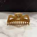  Giant Caramel Megabow Hair Claw for Long, Thick Hair | Panther Icon in Gold Foil Hair Accessories