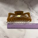  Giant Caramel Megabow Hair Claw for Long, Thick Hair | Panther Icon in Gold Foil Hair Accessories