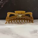  Giant Caramel Megabow Hair Claw for Long, Thick Hair | Panther Icon in Gold Foil Hair Accessories