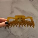  Giant Caramel Megabow Hair Claw for Long, Thick Hair | Panther Icon in Gold Foil Hair Accessories