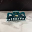  Giant Emerald Megabow Hair Claw for Long, Thick Hair | Panther Icon in Gold Foil Hair Accessories