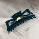  Giant Emerald Megabow Hair Claw for Long, Thick Hair | Panther Icon in Gold Foil Hair Accessories